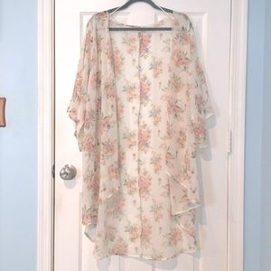 Mudd Floral Chiffron Kimono